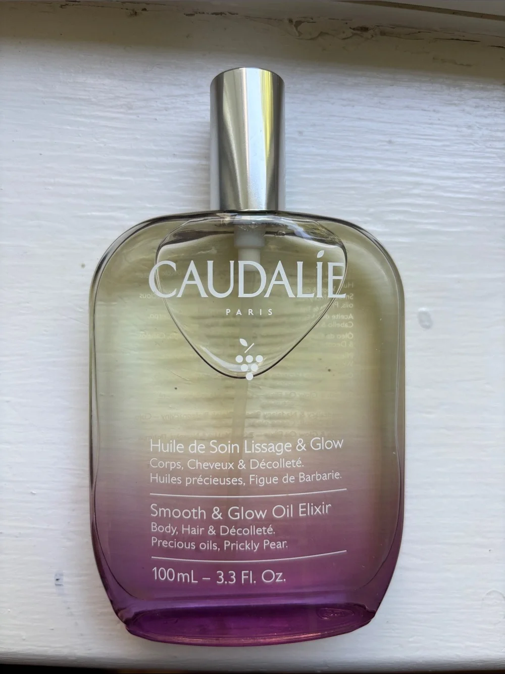 Caudalie Smooth & Glow Oil Elixir - Gold to Purple Gradient